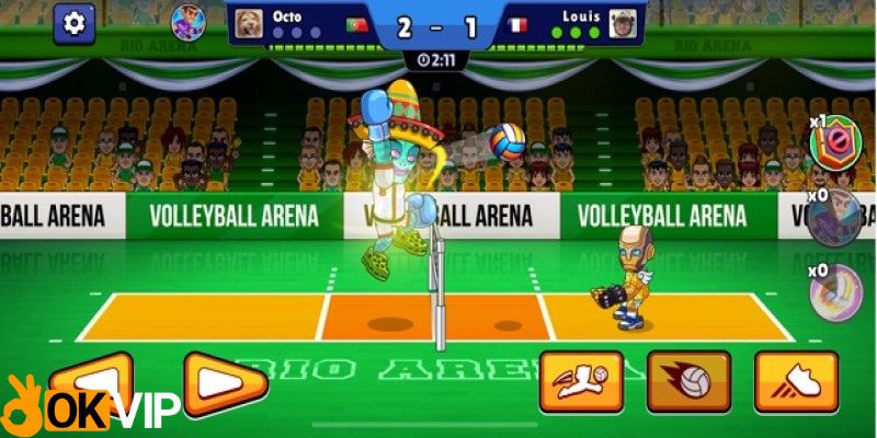 Game bóng chuyền online Volleyball Arena